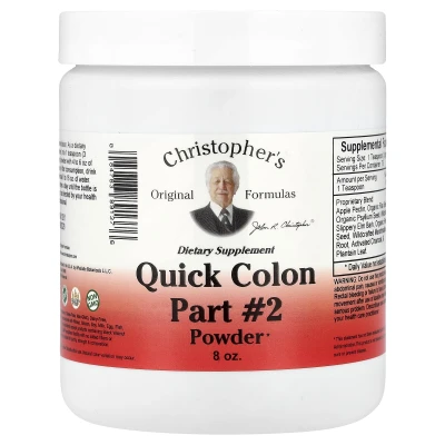 Christopher's Original Formulas - Quick Colon Part #2 Powder | 8 oz