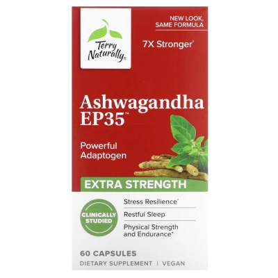 Terry Naturally - Ashwagandha EP35 | 60 Capsules (150 mg per Capsule)