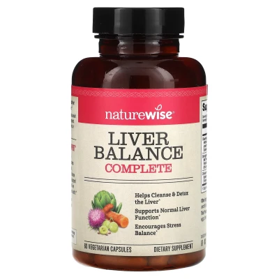 NatureWise - Liver Balance Complete | 60 Vegetarian Capsules