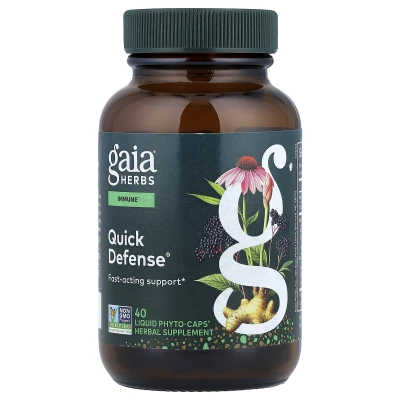 Gaia Herbs - Quick Defense® | 40 Liquid Phyto-Caps®