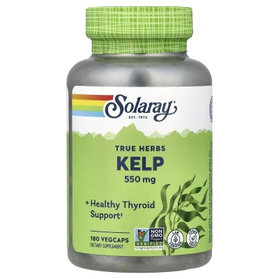 Solaray - True Herbs | Kelp | 550 mg | 180 VegCaps