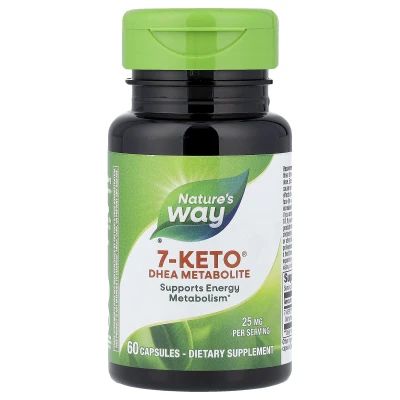Nature's Way - 7-KETO® | DHEA Metabolite | 25 mg | 60 Capsules