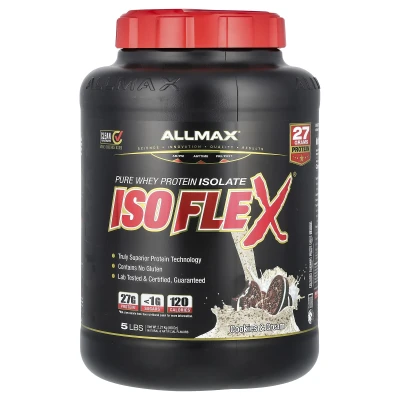 ALLMAX - ISOFLEX® | Pure Whey Protein Isolate | Cookies & Cream | 5 lbs (2.27 kg)