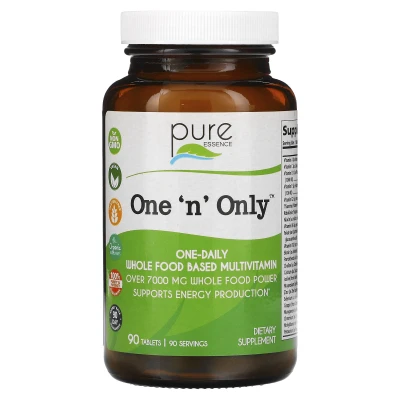 Pure Essence - One 'n' Only | Whole Food Based Multivitamin | 90 Tablets