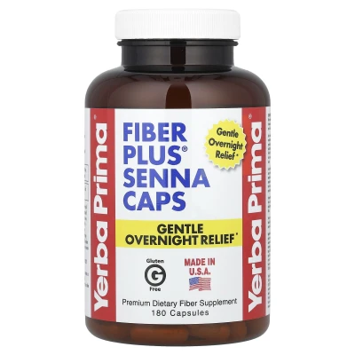 Yerba Prima - Fiber Plus® Senna Caps | 180 Capsules