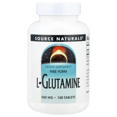 Source Naturals - L-Glutamine | 500 mg | 100 Tablets