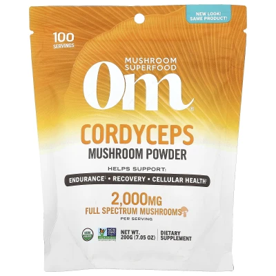 Om Mushrooms - Mushroom Powder | Cordyceps | 7.05 oz (200 g)