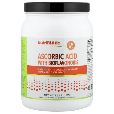 NutriBiotic - Immunity | Ascorbic Acid with Bioflavonoids | 2.2 lb (1 kg)
