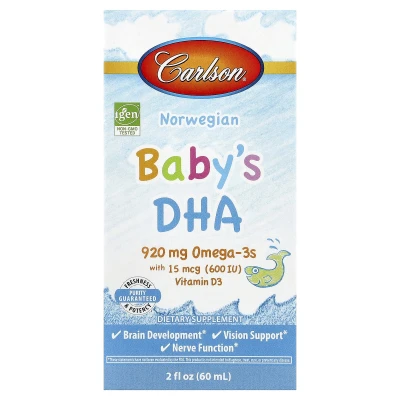 Carlson - Norwegian Baby's DHA | 2 fl oz (60 ml)