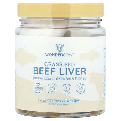 Wondercow - Grass Fed Beef Liver | 120 Capsules