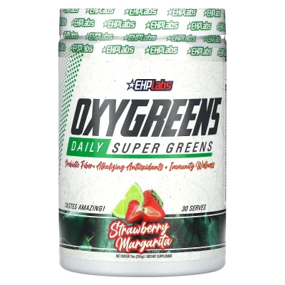 EHPlabs - OxyGreens | Daily Super Greens | Strawberry Margarita | 9 oz (255 g)