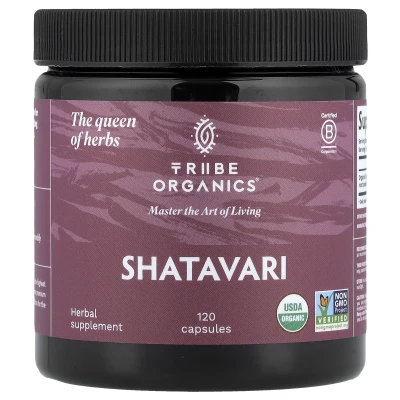 Tribe Organics - Shatavari | 120 Capsules (500 mg per Capsule)