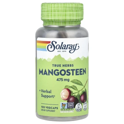 Solaray - True Herbs | Mangosteen | 475 mg | 100 VegCaps