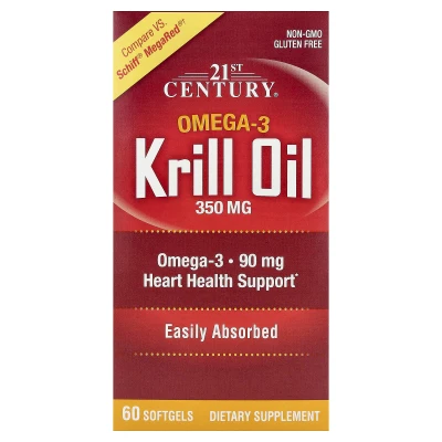 21st Century - Krill Oil | 350 mg | 60 Softgels