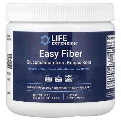 Life Extension - Easy Fiber | Natural Orange | 5.89 oz (167 g)