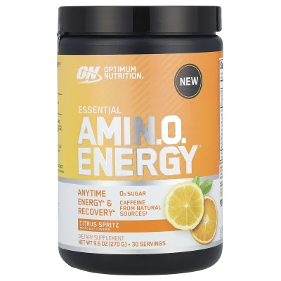 Optimum Nutrition - Essential Amin.O. Energy® | Citrus Spritz | 9.5 oz (270 g)