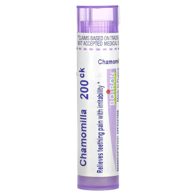 Boiron - Chamomilla | 200CK | Teething & Irritability | Approx 80 Pellets