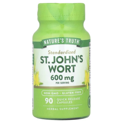 Nature's Truth - St. John's Wort | 90 Quick Release Capsules (300 mg per Capsule)