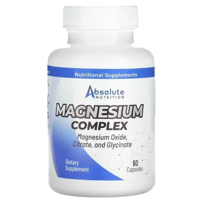 Absolute Nutrition - Magnesium Complex | 60 Capsules (250 mg per Capsule)