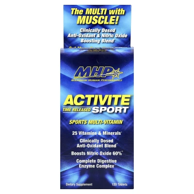 MHP - Activite Sport | Multi Vitamin | Time Released | 120 Tablets