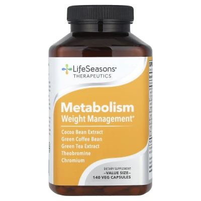 LifeSeasons - Therapeutics | Metabolism | Weight Management | 140 Veg Capsules
