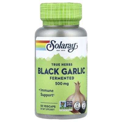 Solaray - True Herbs | Black Garlic | Fermented | 500 mg | 50 VegCaps