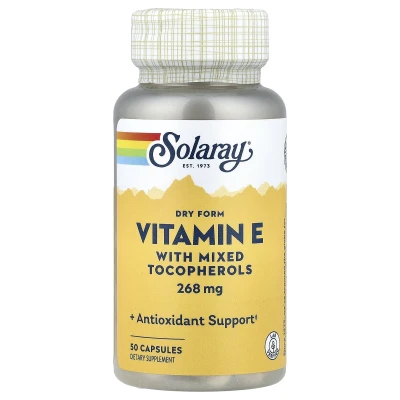 Solaray - Vitamin E with Mixed Tocopherols | 268 mg | 50 Capsules