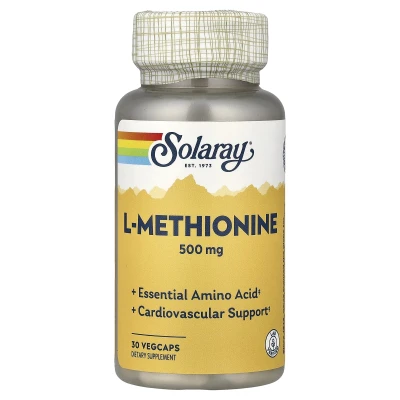 Solaray - L-Methionine | 500 mg | 30 VegCaps