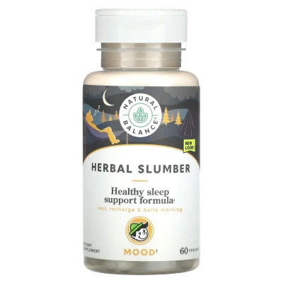 Natural Balance - Herbal Slumber | Healthy Sleep Support Formula | 60 VegCaps