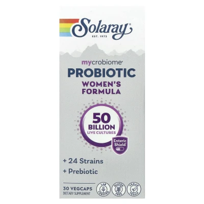Solaray - Mycrobiome | Probiotic | Women's Formula | 50 Billion | 30 VegCaps
