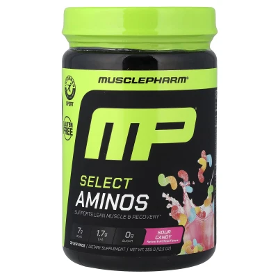 MusclePharm - Select Aminos | Sour Candy | 12.5 oz (355 g)