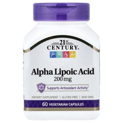 21st Century - Alpha Lipoic Acid | 200 mg | 60 Vegetarian Capsules