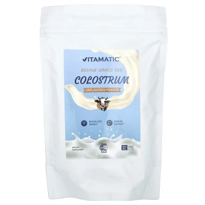 Vitamatic - Bovine Grass Fed Colostrum | Unflavored | 6.34 oz (180 g)
