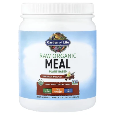 Garden of Life - RAW Organic Meal Replacement Shake | Vanilla Chai | 18.76 oz (532 g)