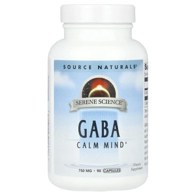 Source Naturals - Serene Science® | GABA | 750 mg | 90 Capsules