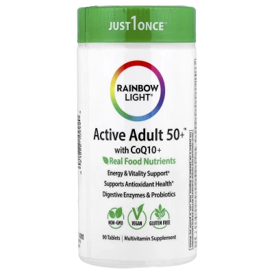 Rainbow Light - Active Adult 50+™ With CoQ10+ | 90 Tablets