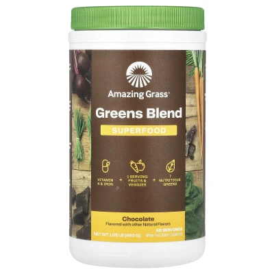 Amazing Grass - Greens Blend Superfood | Chocolate | 1.06 oz (480 g)