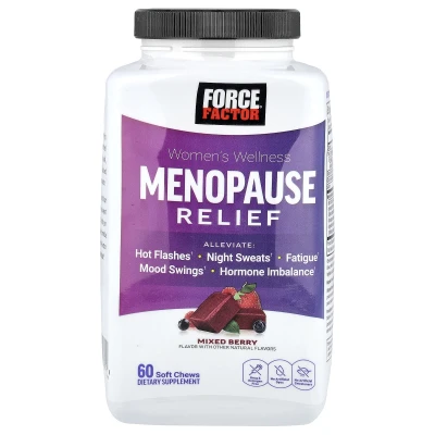 Force Factor - Women's Wellness | Menopause Relief | Mixed Berry | 60 Soft Chews