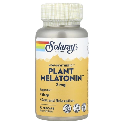 Solaray - Plant Melatonin | 3 mg | 30 VegCaps