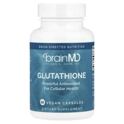 BrainMD - Glutathione | 60 Vegan Capsules (250 mg per Capsule)