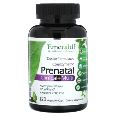 Emerald Laboratories - Coenzymated Prenatal Clinical + Multi | 120 Vegetable Caps