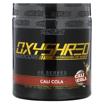 EHPlabs - OxyShred Hardcore | Thermogenic Fat Burner | Cali Cola | 9.74 oz (276 g)
