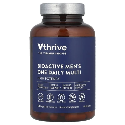 Vthrive - Bioactive Men's One Daily Multi | 60 Vegetable Capsules
