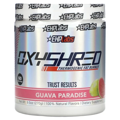 EHPlabs - OxyShred | Thermogenic Fat Burner | Guava Paradise | 9.5 oz (270 g)