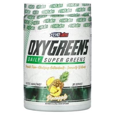 EHPlabs - OxyGreens | Daily Super Greens | Pineapple | 8.7 oz (246 g)