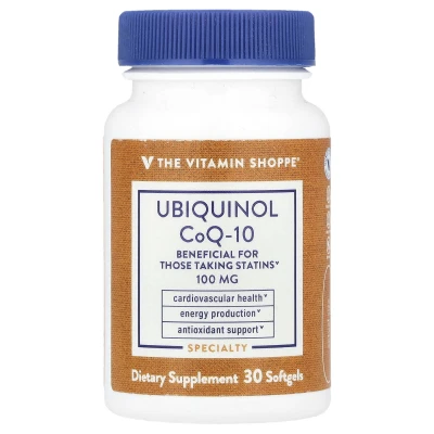 The Vitamin Shoppe - Ubiquinol CoQ-10 | 30 Softgels