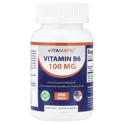 Vitamatic - Vitamin B6 | 100 mg | 250 Tablets