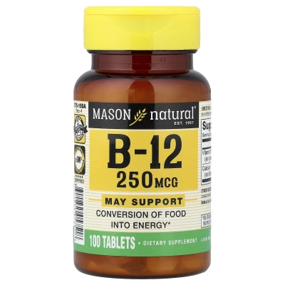 Mason Natural - Vitamin B-12 | 100 Tablets