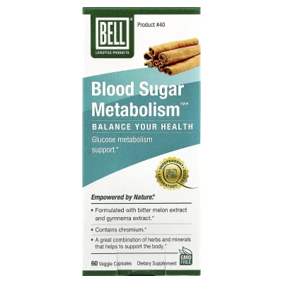 Bell Lifestyle - Blood Sugar Metabolism | 60 Veggie Capsules