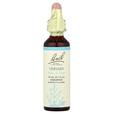 Bach - Original Flower Remedies | Vervain | 0.7 fl oz (20 ml)